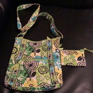 Vera Bradley Cross Body Bag and Coin Purse
